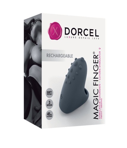 Dorcel Magic Finger - Перезаряжаемый вибратор на палец, 5х2.1 см (чёрный)