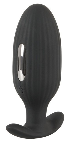 Orion XouXou Vibrating E-Stim Butt Plug - Анальная пробка с вибрацией и электростимуляцией, 9,2х3,5 см (черный)