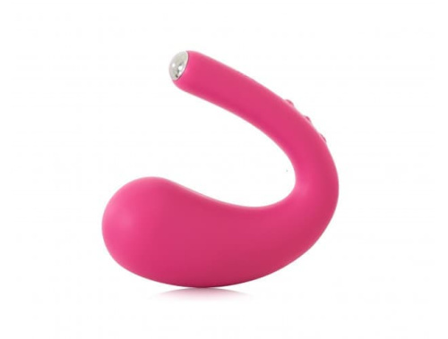 Je Joue - Dua Vibrator Fuchsia  вибратор для клитора и точки G, 10х4 см.