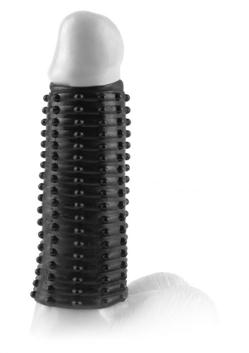 Pipedream FX Magic Pleasure Sleeve - стимулююча насадка на член, 13.9х4.5 см (чорний) - купити в Києві, Україні