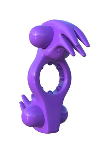 Pipedream Wonderful Wabbit - виброкольцо, 10х2.5 см (фиолетовый)