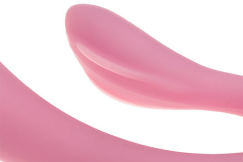 Adrien Lastic G-wave - вибратор вагинально-клиторальный с двумя моторами, 18х3.2 см (розовый)