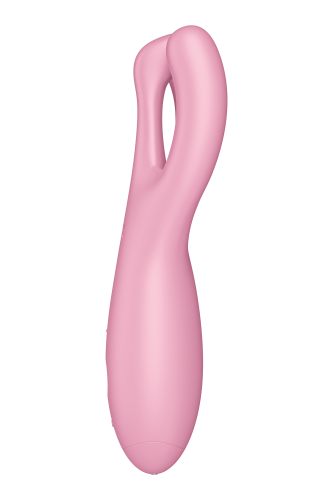 Satisfyer Threesome 4 - Вібратор для клітора, 14х5.6 см (рожевий) - купити в Києві, Україні
