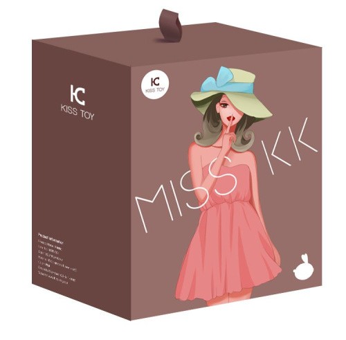KisToy Miss KK - Вакуумний кліторальний стимулятор з вібрацією, 8.5х5.8 см (рожевий) - купити в Києві, Україні