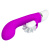 Pretty Love Sheila Rolling Vibrator Purple - Вибратор-кролик с имитацией оральных ласк,19.4х3.8 см (фиолетовый)