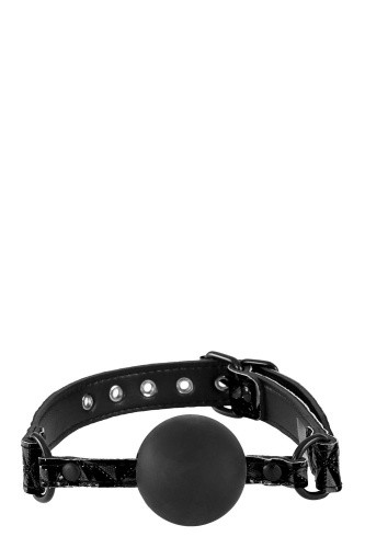 NS Novelties Sinful Soft Silicone Gag - силиконовый кляп, (черный)