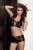Passion Lizzy Set - Комплект белья под латекс, L/XL (чёрный)