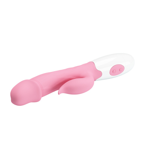 Pretty Love Peter Vibrator Pink - Вибратор-кролик с реалистичной головкой, 19.2х3.1 см (розовый)
