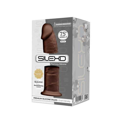 SilexD Henry Brown Model 2 - двухслойный фаллоимитатор, 19 см