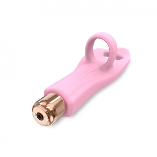 Love To Love Tickle me Baby Pink - перезаряжаемый вибратор на палец, 13,5х1,3 см (розовый)