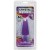 Doc Johnson Crystal Jellies Butt Plug Medium - анальная пробка, 13х3.5 см (фиолетовый)