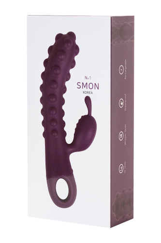 Kokos SMON No.1 - Вибратор кролик, 23 см (фиолетовый)