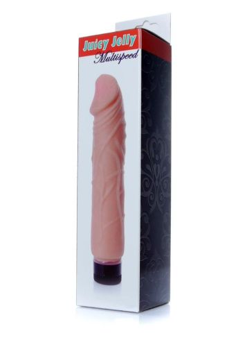 B-Series Juicy Jelly Multispeed Skin - Вібратор реалістичний, 22х4 см - купити в Києві, Україні