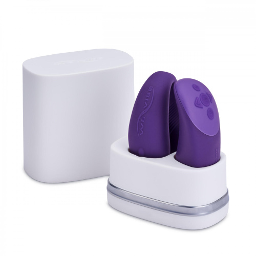 We-Vibe Chorus - сенсорный вибратор для пар с дистанционным управлением, 7,9х3,3 см (пурпурный)