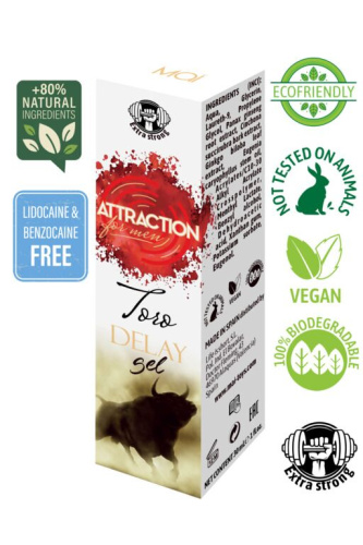 Mai Attraction Toro Retarding Gel - Мужской пролонгатор, 30 мл