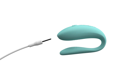 We-Vibe Sync Lite Aqua - Смарт-вибратор, 7,8 см (бирюзовый)
