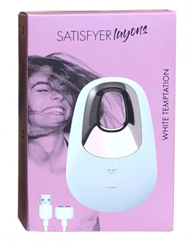 Satisfyer Layons White Temptation - мини-вибратор для клитора, (белый)