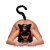 Tailz Black Cat Tail Anal Plug & Mask Set - ролевой БДСМ набор кота: маска и анальная пробка с хвостом