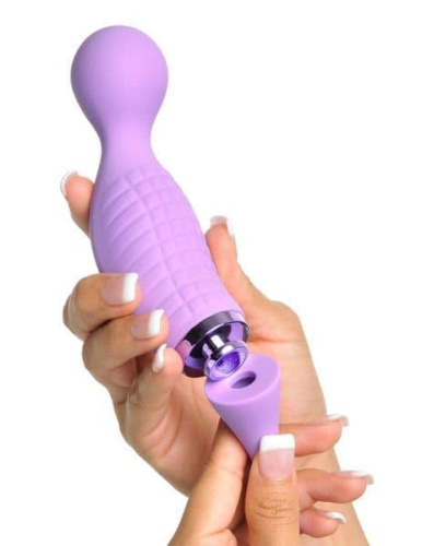 Pipedream Ultimate Climax-Her - Вибратор с вакумной стимуляцией клитора, 14х3.5 см