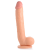 MC Long Logan 10" Dildo Light - длинный реалистичный фаллоимитатор на присоске, 27.4х4.6 см (телесный)