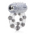 CalExotic Maximus Ring 10 Stroker Beads - двойное виброкольцо, 6.5х2.5 см (прозрачный) CalExotic Maximus Ring 10 Stroker Beads - двойное виброкольцо, 6.5х2.5 см (прозрачный)