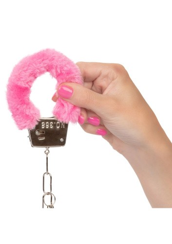 CalExotics Furry Cuffs - Наручники (розовые)