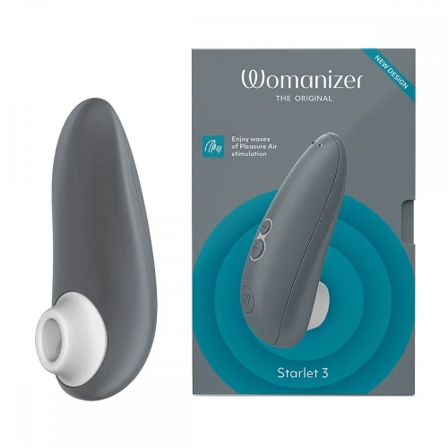 Вакуумный стимулятор клитора Womanizer Starlet 3 + Лубрикант 50 мл в подарок