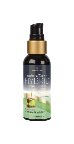 Sensuva Hybrid Caramel Apple - Смазка водно-силиконовая для оральных ласк, 57 мл