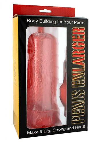Seven Creations Penis Enlarger - Вакуумная помпа для мужчин, 20х5.5 см (красный)