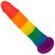 Фаллоимитатор Pride Dildo Silicone Rainbow, 14х3,6 см Фаллоимитатор Pride Dildo Silicone Rainbow, 14х3,6 см