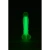Dream Toys Radiant Glow In The Dark Soft Dildo - Фаллоимитатор, 17,5 см (зеленый)