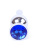 Анальная пробка с кристаллом B-Series Jewellery Silver Butt Plug