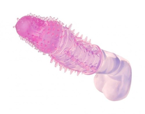 Trinity Vibes Textured Penis Extender and Vibe Sleeve - Насадка на пенис, 13.6х4.3 см