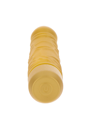 Toy Joy - Gold Dicker Original Vibrator - Вибратор, 20х4,4 см