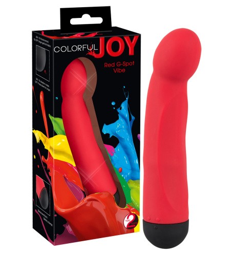 Orion Colorful Joy Red G-Spot Vibe - Стимулятор G-точки, 17х3.6 см