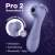 Satisfyer - Pro 2 Generation 3 Connect App - Вакуумний смарт стимулятор для клитора с вибрацией и Liquid Air (фиолетовый) Satisfyer - Pro 2 Generation 3 Connect App - Вакуумний смарт стимулятор для клитора с вибрацией и Liquid Air (фиолетовый)