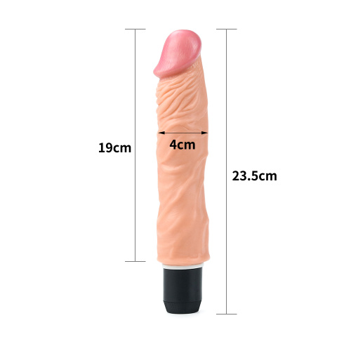 LoveToy - Reel Feel Flexi Vibrator Flesh 9.8 - Реалістичний вібратор, 25.3х3.6 см - купити в Києві, Україні