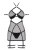 Комплект Obsessive 858-CHE-1 chemise (L/XL)