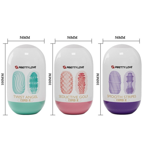 Pretty Love - Cupid-X Egg Set - Набор мастурбаторов, 18 шт