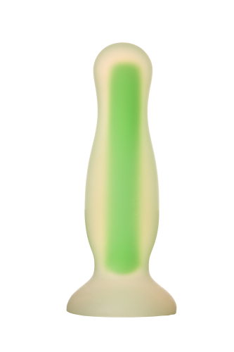 Dream Toys Radiant Glow In The Dark Soft - Анальная пробка, 11 см (зеленый)