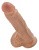 Фаллоимитатор на присоске King Cock 8, 20х5 см (коричневый)
