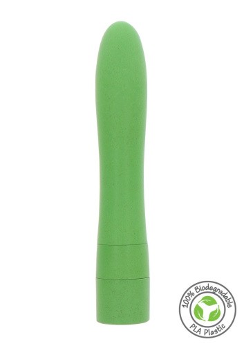 Fuck Green Vegan Vibrator - Вибратор, 17 см (зеленый)