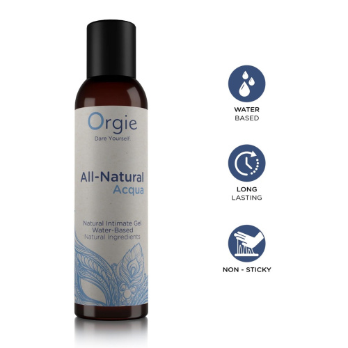 Лубрикант на водній основі Orgie All-Natural Acqua, 150 мл - купити в Києві, Україні