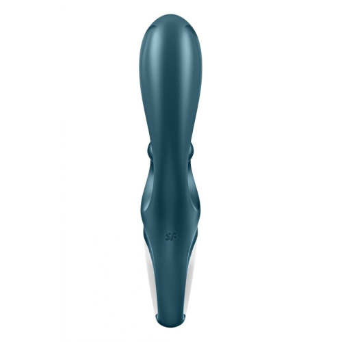 Satisfyer Hug Me - Нежный вибратор-кролик, 21 см (серый)