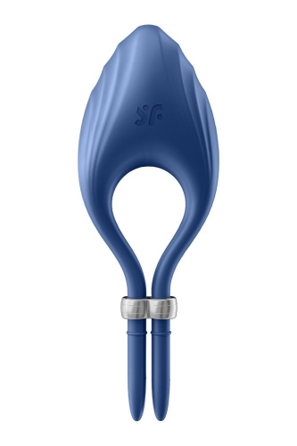 Satisfyer Duelist - эрекционное лассо с вибрацией, 14.5 см (голубой)