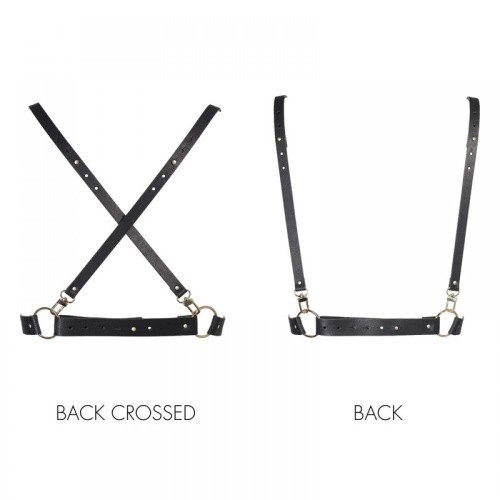 Bijoux Indiscrets MAZE - X Harness Black - Портупея