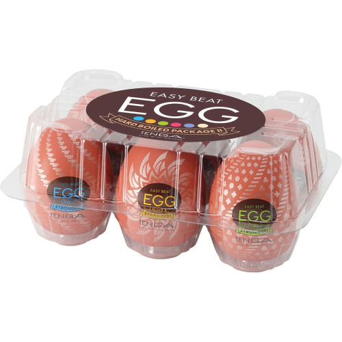 Набор мастурбаторов-яиц Tenga Egg Hard Boilded II Pack, 6 шт