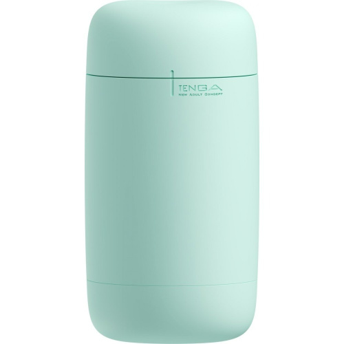 Tenga Puffy Mint Green - м'який мастурбатор у силіконовому корпусі, 14.5х4.5 см (м'ятно-зелений) - купити в Києві, Україні