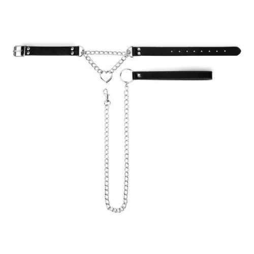 Ошейник с поводком Bedroom Fantasies: Collar with Chain
