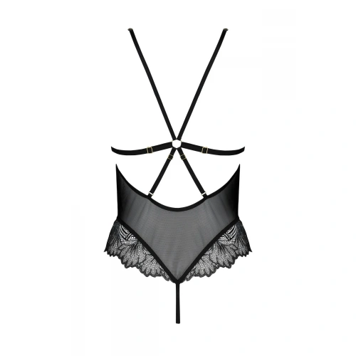 Passion - DELIENA BODY black - Сексуальний боді, L/XL - купити в Києві, Україні